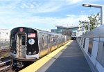 R179 # 3272 trails on the northbound A train out of Howard Beach-JFK Airport Station